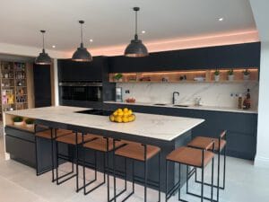 dark kitchen