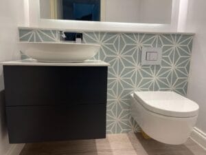 bathroom tiling